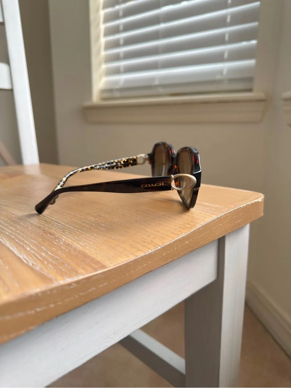 Coach Tortoiseshell Sunglasses with Brown Lenses